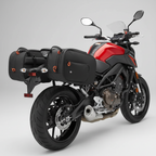 Kappa ST105 Pair of Soft Motorcycle Side Bags 17 Liters Stryker Universal with Rain Cover
