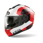 Airoh ST.501 Dock Casco Integrale Rosso Lucido – HPC ECE 22.05 Pinlock & Parasole (Taglia L)