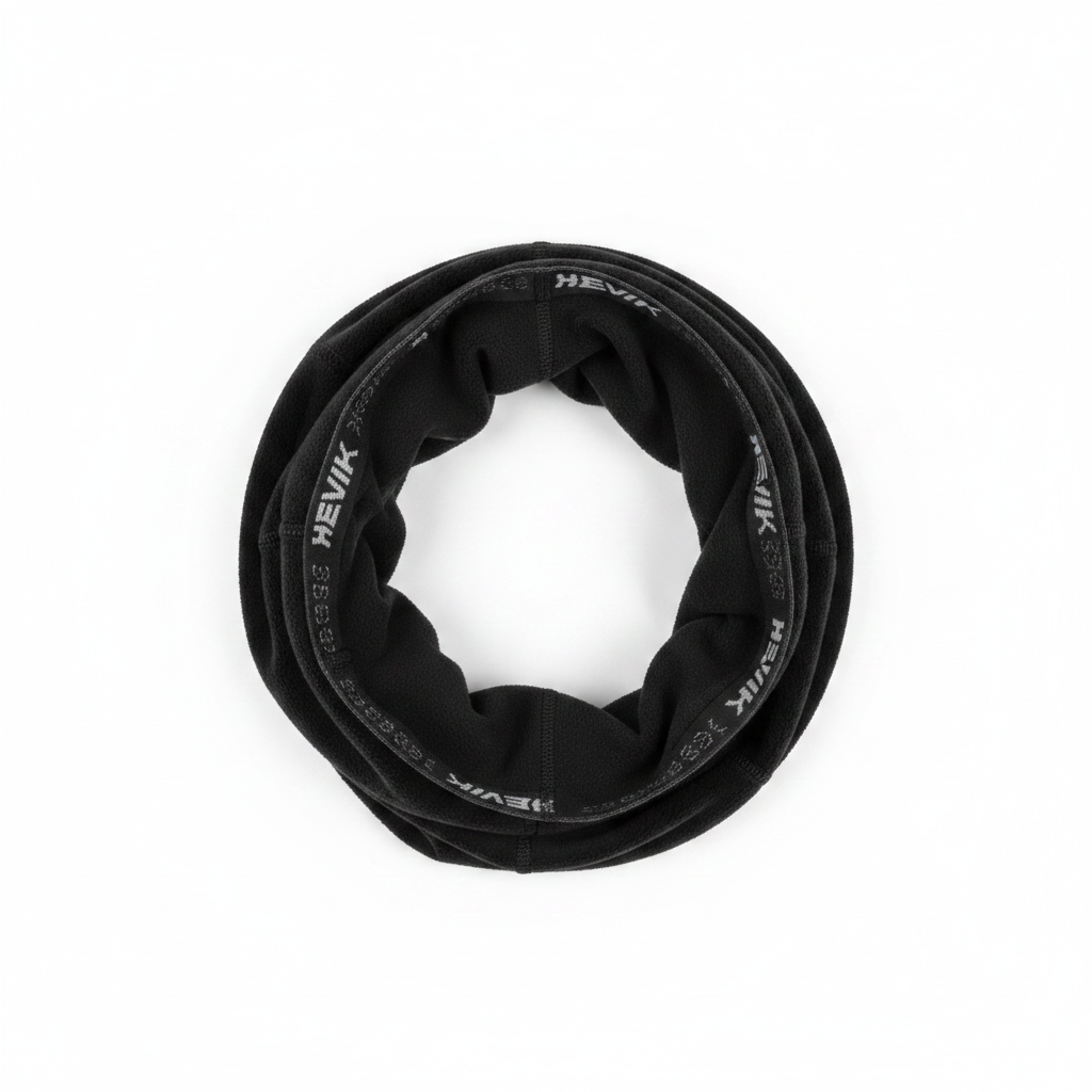 Scaldacollo Hevik a Tubo Carbon Nero Scaldacollo e Sottocasco - Moon Bike - Vista 4