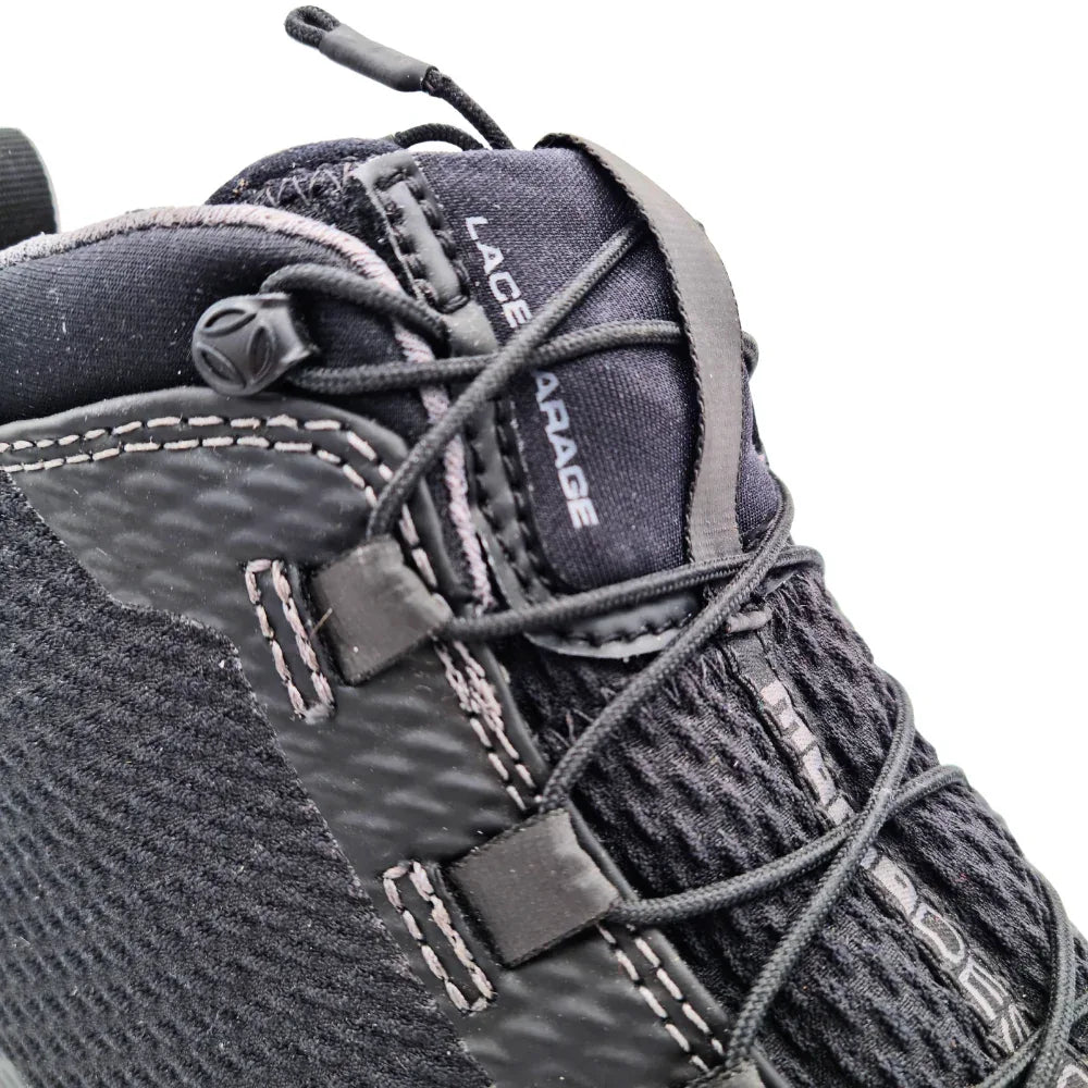 Momo Design FIREGUN-3 WP Scarpe Moto Impermeabili Nero – CE EN 13634 Mid-Cut