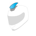 SMK Ventilazione Superiore Typhoon Accessori Casco Moto