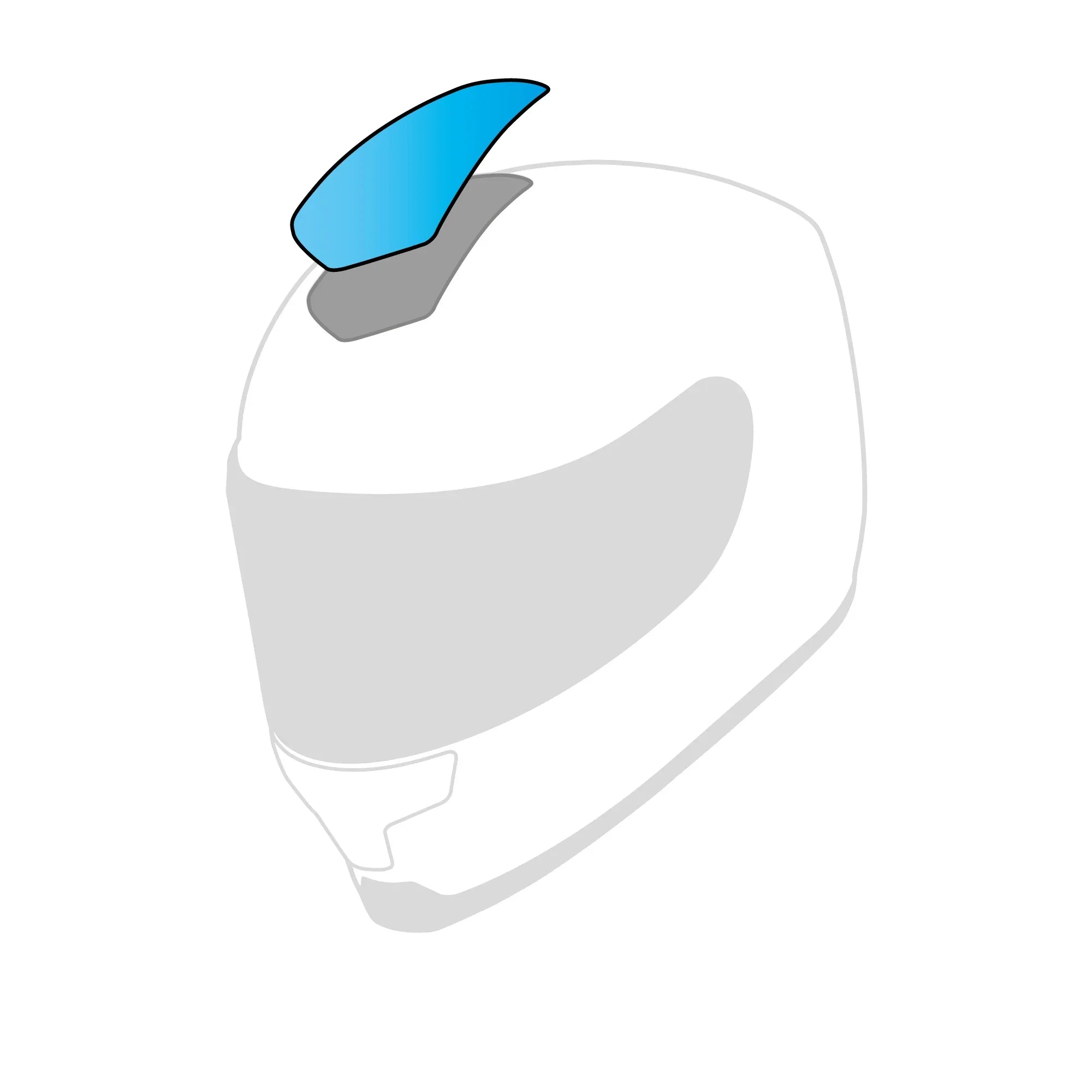 SMK Ventilazione Superiore Typhoon Accessori Casco Moto