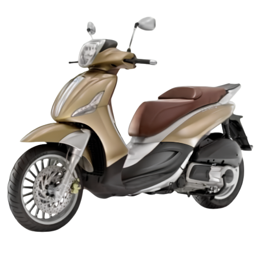 Piaggio Sella Completa Originale Piaggio Beverly 300/350 Marrone 2016-2021 – OEM 1B003744000C2 Nero Sedili anteriori - Moon Bike - Vista 4