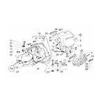 Sportello Bauletto Originale Piaggio Hexagon 125 250 GT GTX LX LX4 – Grigio 729 (8220005095)