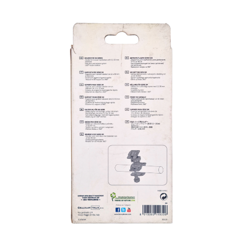 Supporto Manubrio Tubolare Cellularline Interphone SM – Custodie Interphone Diametro 12-30mm