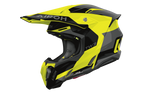 Casco cross Airoh Twist 3 Fancy giallo fluo, vista tre quarti anteriore sinistra