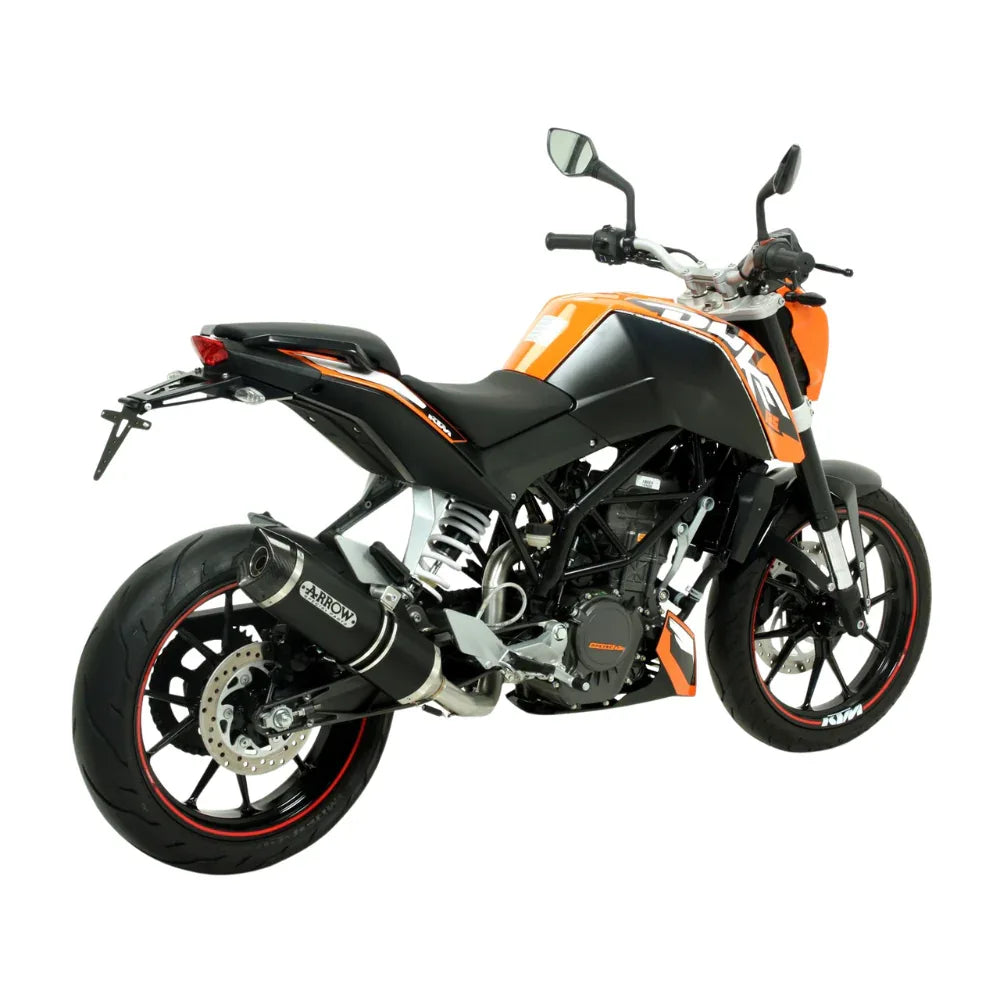 Arrow 51510AKN Terminale Street Thunder Alluminio Dark Omologato – KTM Duke 125 / Duke 200 (2011-2016)
