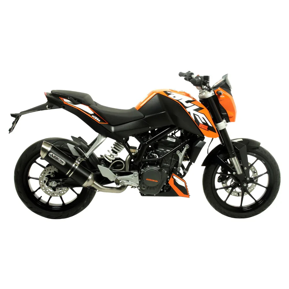 Arrow 51510AON Terminale Street Thunder Alluminio Dark Omologato – KTM Duke 125 / Duke 200 (2011-2016)