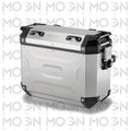 Kappa Moto Valigia Laterale Sinistra Kappa K'Voyager KVG37AL Alluminio 37 Litri – MONOKEY® CAM SIDE Alluminio naturale Stoccaggio e carico per veicoli - Moon Bike - Vista 1