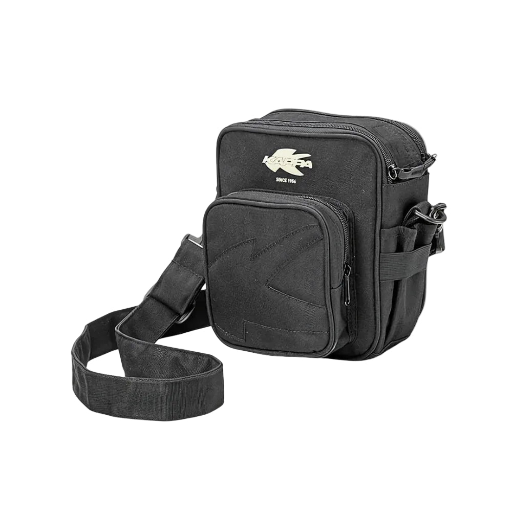 Kappa VPT01K Borsello Magnetico 4 L Toast Bag Nero – Borsa Tracolla Moto Scooter Universale