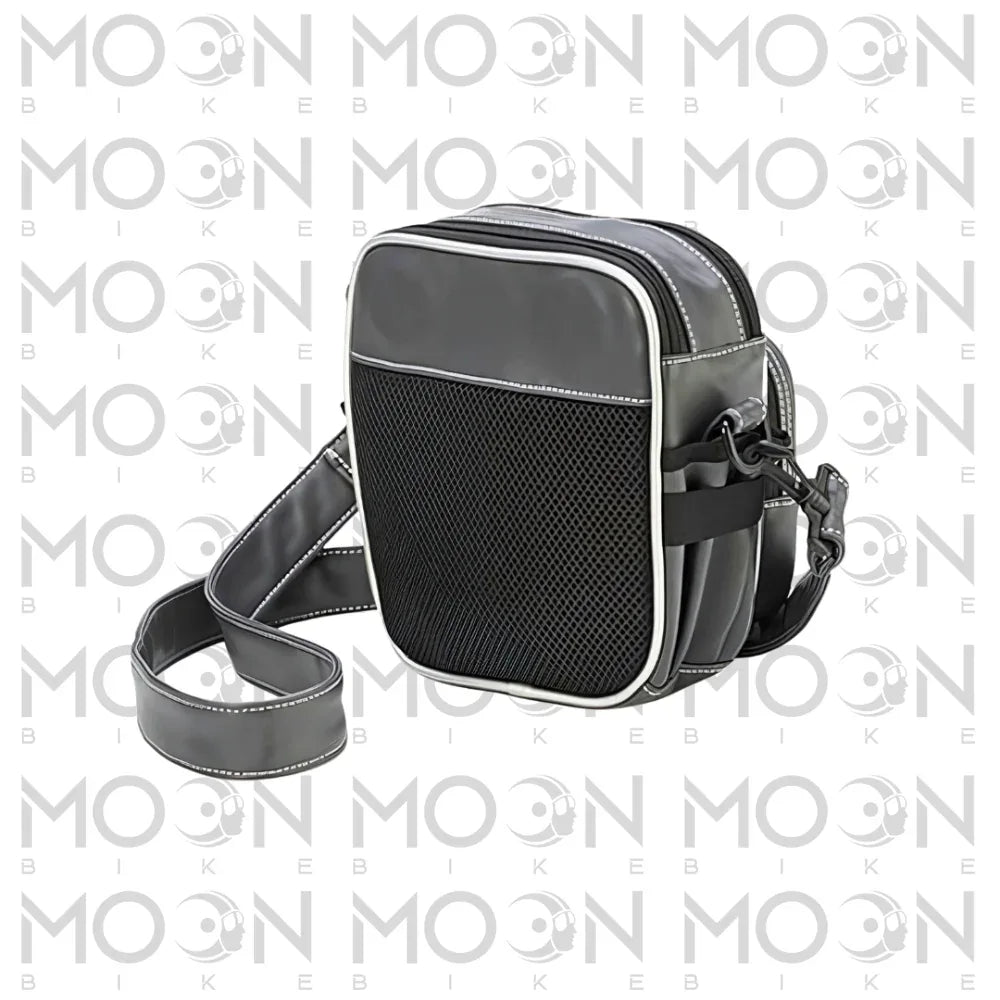 Kappa Moto Kappa Moto VPT02K Toast Bag in Pelle PU - Borsello Magnetico con Tracolla per Moto e Scooter Universale Stoccaggio e carico per veicoli - Moon Bike - Vista 2