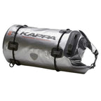 Kappa WA401S Borsa Rullo da Sella 30 Litri Silver – Impermeabile Universale Moto e Scooter