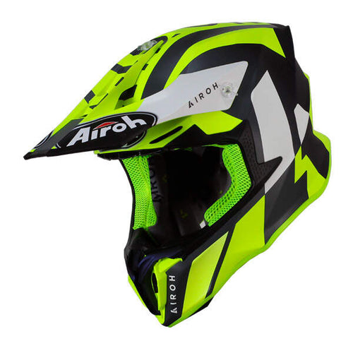 Airoh Twist 2.0 Lift Casco Cross Giallo Blu Opaco Taglia L (59-60 cm) – ECE 22.06 - Moon Bike - Vista 1