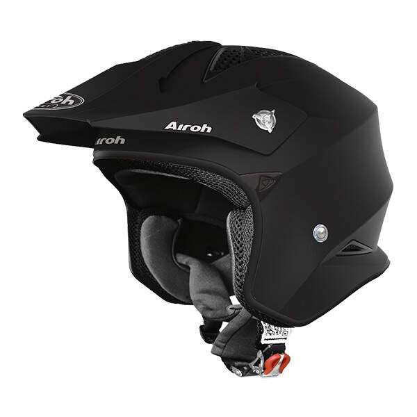 Airoh TRR S Casco Jet Trial Urban HPC Nero Opaco – ECE 22.06 Ultraleggero 850g - Moon Bike - Vista 1