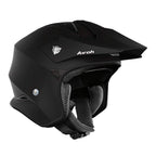 Airoh TRR S Casco Jet Trial Urban HPC Nero Opaco – ECE 22.06 Ultraleggero 850g - Moon Bike - Vista 2