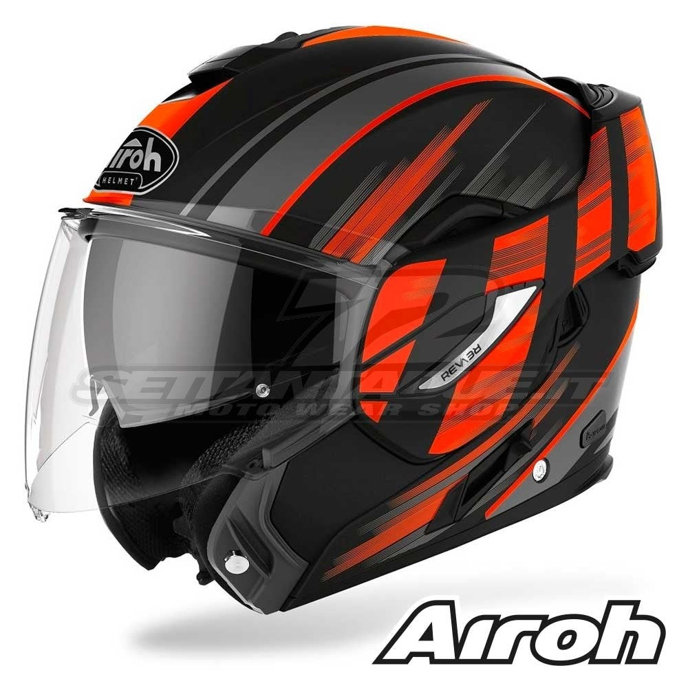 Airoh REV 19 Ikon Arancione Opaco – vista 1
