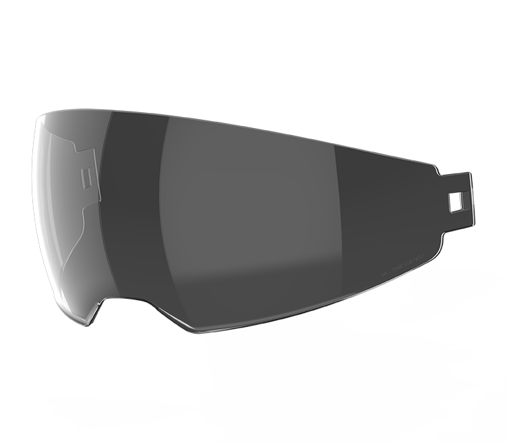 Visierino parasole fumé scuro originale Airoh 05BANIN per casco Bandit, foto ufficiale del ricambio
