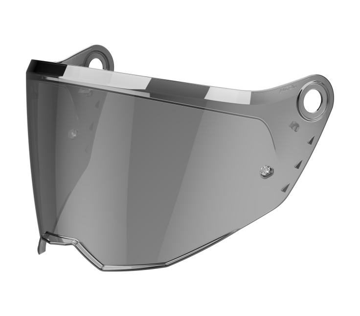 Visiera fumé chiaro 50% originale Airoh 05CM2FC per casco Commander 2, ricambio della visiera esterna
