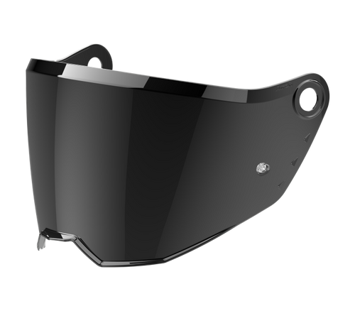 Visiera fumé scuro originale Airoh 05CM2FS per casco Commander 2, ricambio della visiera esterna