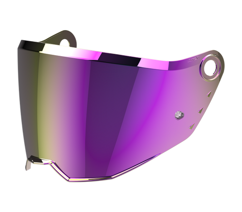Visiera iridium specchiata originale Airoh 05CM2IR per casco Commander 2, ricambio della visiera esterna