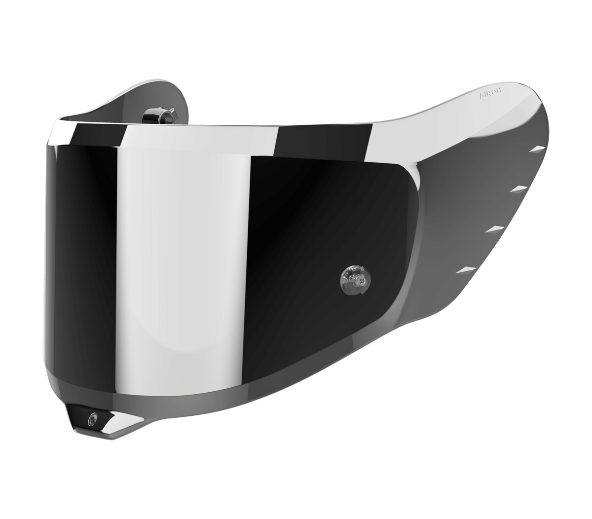 Visiera argento specchiata originale Airoh 05GP8SL per casco GP 800 e GP 800 FIM, ricambio della visiera esterna