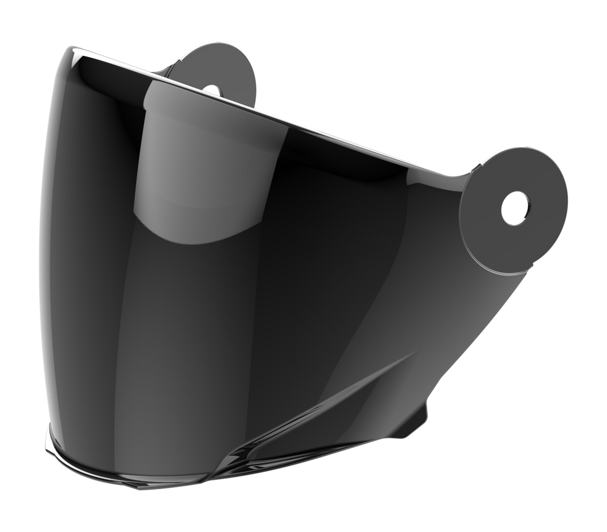 Visiera fumé scuro originale Airoh 05HEFS per casco Helyos e Helios, ricambio della visiera esterna