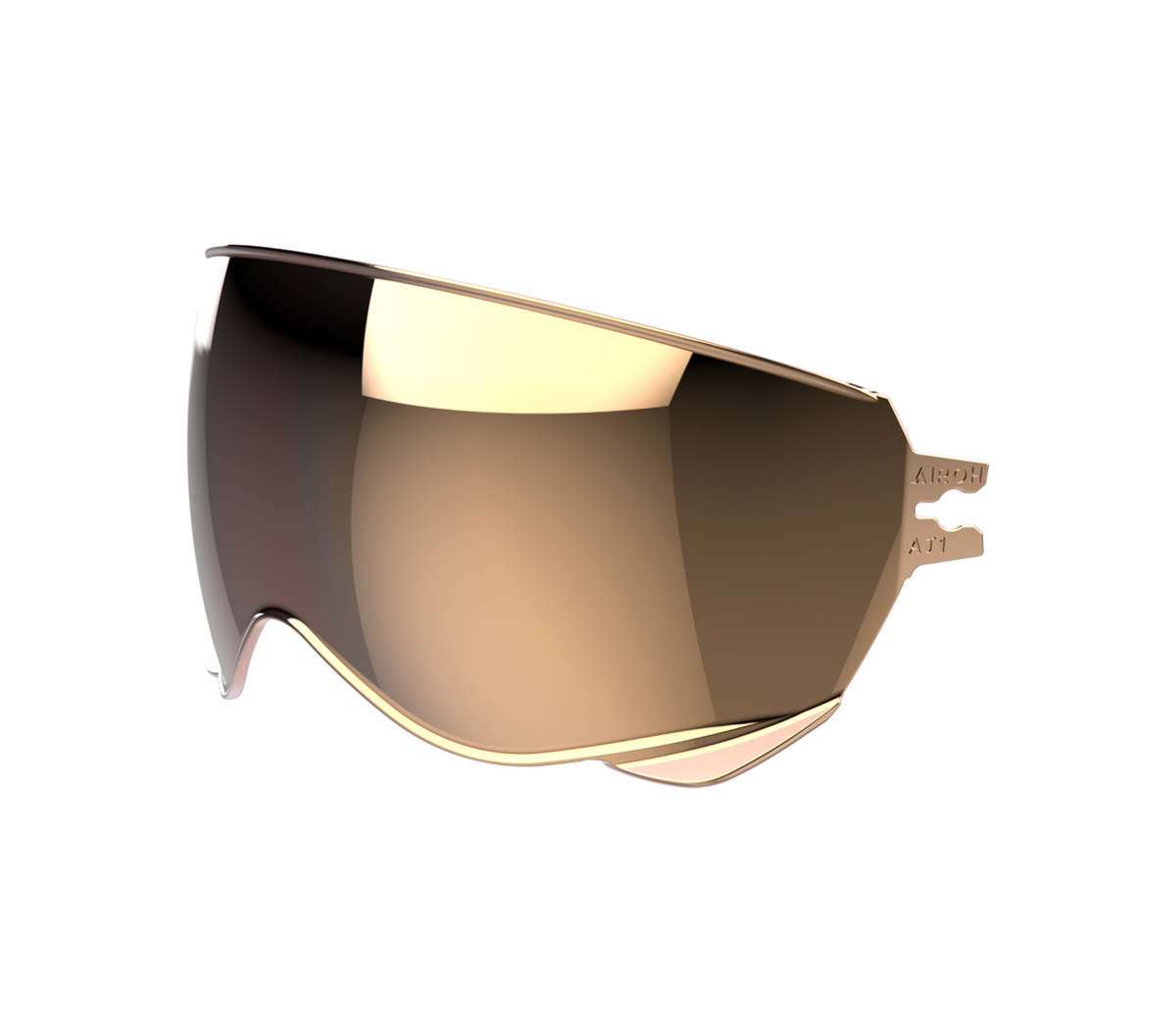 Visiera parasole oro specchiato originale Airoh 05IJ1GD per casco J 110, foto ufficiale del ricambio