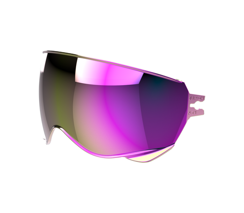 Visiera parasole iridium specchiato originale Airoh 05IJ1IR per casco J 110, foto ufficiale del ricambio