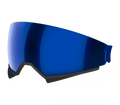 Visiera parasole blu specchiato originale Airoh 05IKOMBL per casco Kombakt, foto ufficiale del ricambio