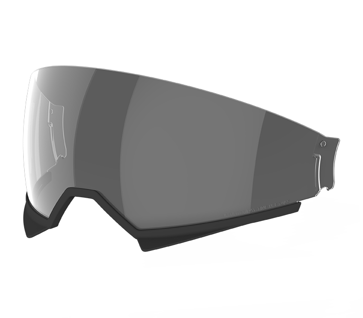 Visiera parasole fumé chiaro 50% originale Airoh 05IKOMFC per casco Kombakt, foto ufficiale del ricambio