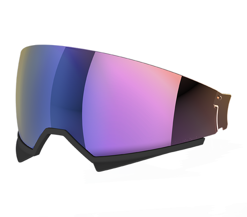 Visiera parasole iridium specchiato originale Airoh 05IKOMIR per casco Kombakt, foto ufficiale del ricambio