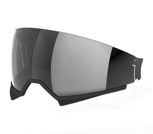Visiera parasole argento specchiato originale Airoh 05IKOMSL per casco Kombakt, foto ufficiale del ricambio