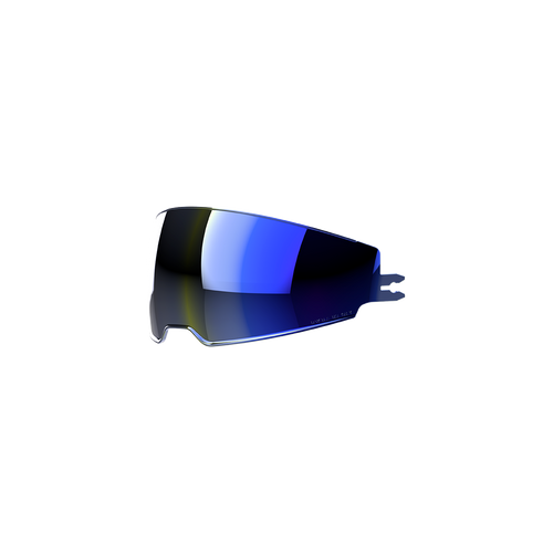 Visierino parasole blu specchiato originale Airoh 05SMTXBL per casco Matryx, foto ufficiale del ricambio