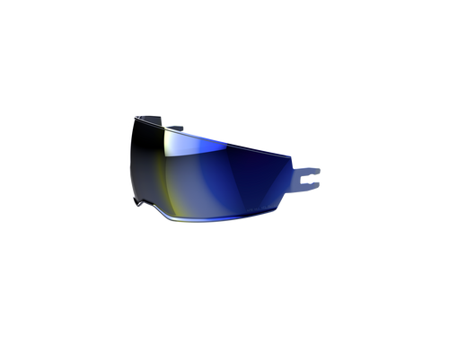 Visierino parasole blu specchiato originale Airoh 05SPK2BL per casco Spark 2, foto ufficiale del ricambio