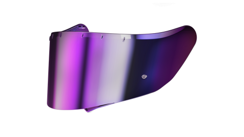 Visiera iridium specchiata originale Airoh 05SPKIR per casco Connor e Spark 2, ricambio della visiera esterna