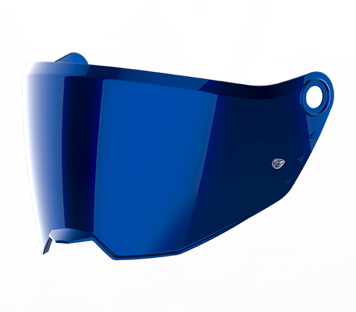 Visiera blu specchiata originale Airoh 05VBABL per casco Bandit (BADX-X), ricambio della visiera esterna