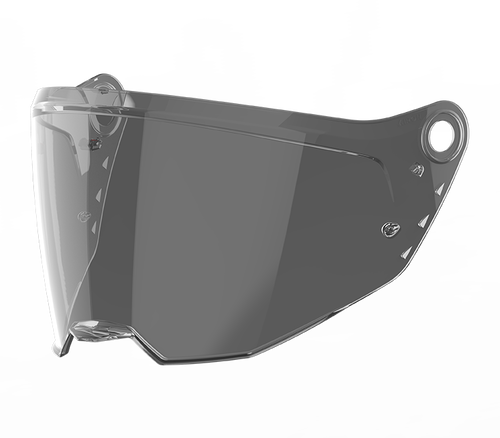 Visiera fumé chiaro 50% originale Airoh 05VBAFC per casco Bandit (BADX-X), ricambio della visiera esterna