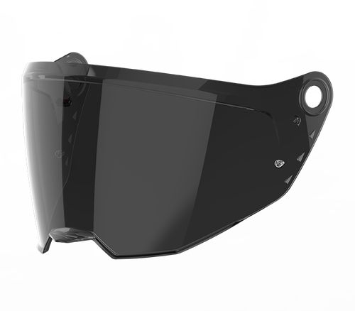 Visiera fumé scuro originale Airoh 05VBAFS per casco Bandit (BADX-X), ricambio della visiera esterna