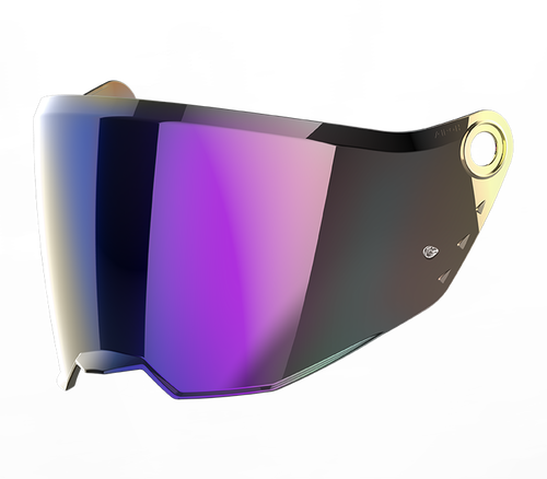 Visiera iridium specchiata originale Airoh 05VBAIR per casco Bandit (BADX-X), ricambio della visiera esterna
