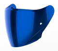 Visiera blu specchiata originale Airoh 05VH21BL per casco H 21, ricambio della visiera esterna