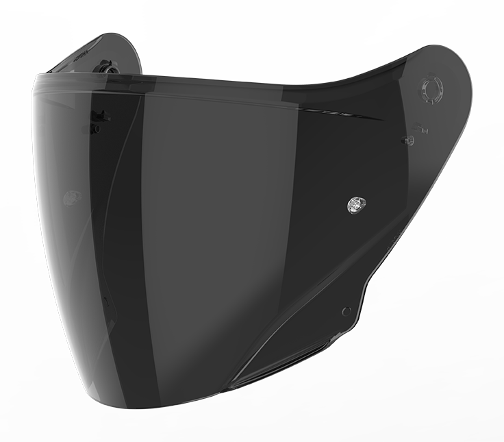 Visiera fumé scuro originale Airoh 05VH21FS per casco H 21, ricambio della visiera esterna