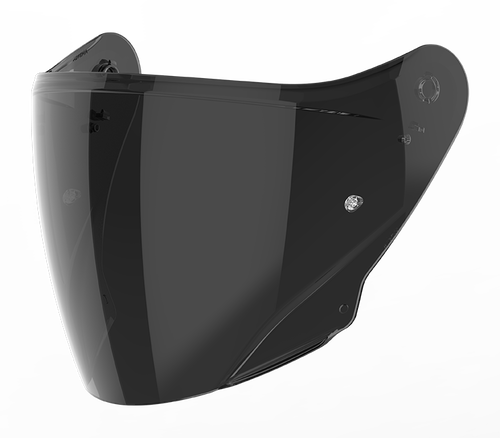 Visiera fumé scuro originale Airoh 05VH21FS per casco H 21, ricambio della visiera esterna