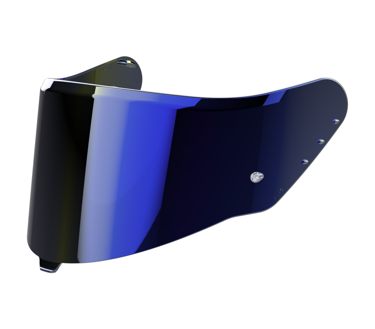 Visiera blu specchiata originale Airoh 05VMTXBL per casco Matryx, ricambio della visiera esterna