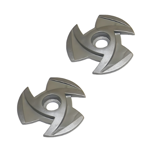 Kit di due coperchi a stella Airoh 10111 grigio argento per la visiera del casco Mathisse RS X
