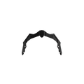 Prolunga Corta Frontino Nera originale Airoh 15COPF18 per casco Aviator 3, foto ufficiale del ricambio