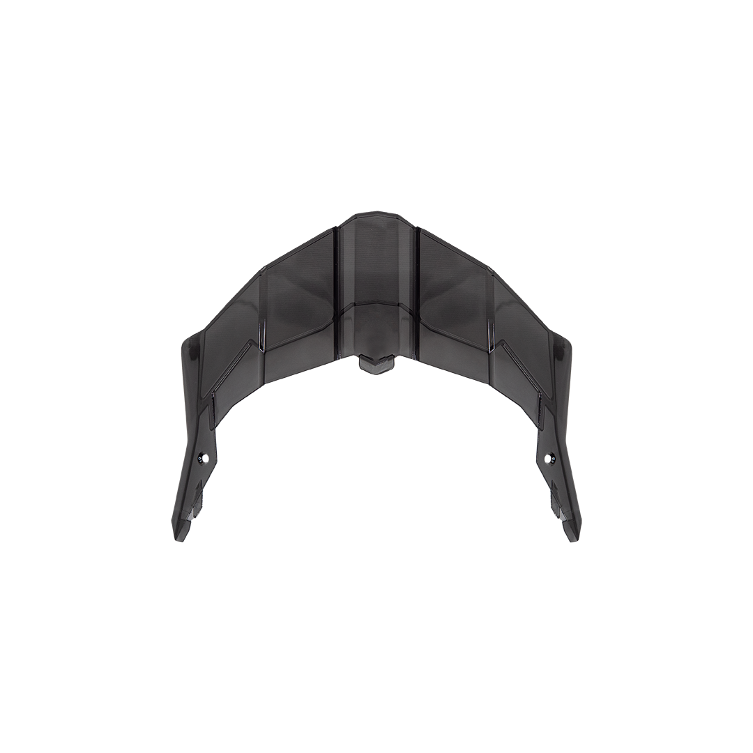 Prolunga Lunga Frontino Fumé originale Airoh 15COPF19 per casco Aviator 3, foto ufficiale del ricambio