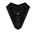 Bottone Presa d'Aria Mentoniera Nero Lucido originale Airoh 15ESF147BG per casco Commander 2, foto ufficiale del ricambio