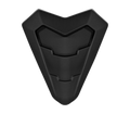 Bottone Presa d'Aria Mentoniera Nero Opaco originale Airoh 15ESF147N per casco Commander 2, foto ufficiale del ricambio