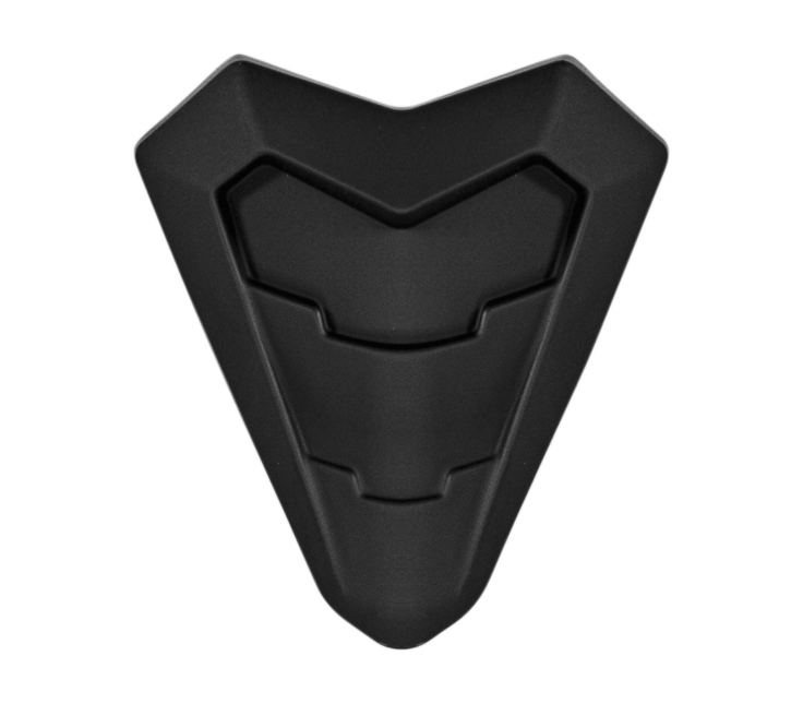 Bottone Presa d'Aria Mentoniera Nero Opaco originale Airoh 15ESF147N per casco Commander 2, foto ufficiale del ricambio