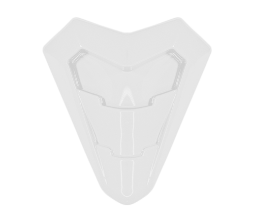 Bottone Presa d'Aria Mentoniera Bianco Lucido originale Airoh 15ESF147W per casco Commander 2, foto ufficiale del ricambio